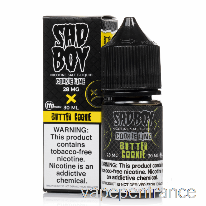 Biscuit Au Beurre - Sels De Sadboy - Stylo Vape 30 Ml 28 Mg